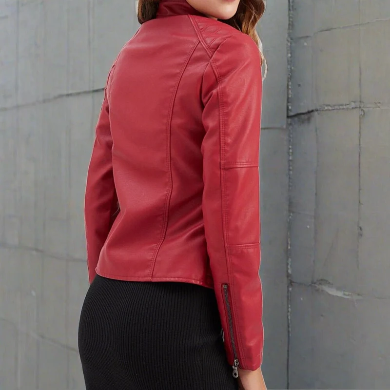 Veste en PU pour Femme