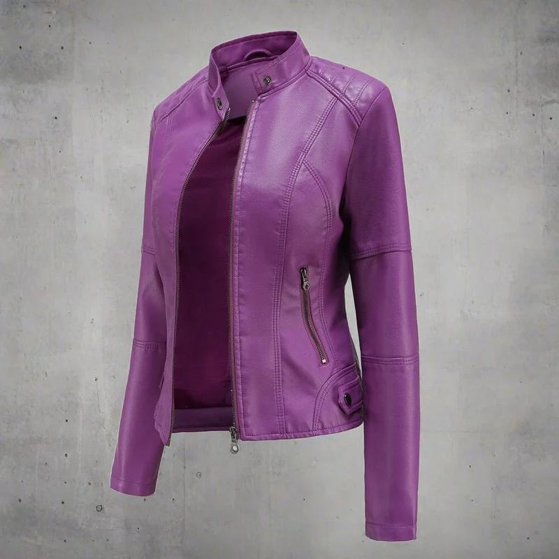 Veste en PU pour Femme
