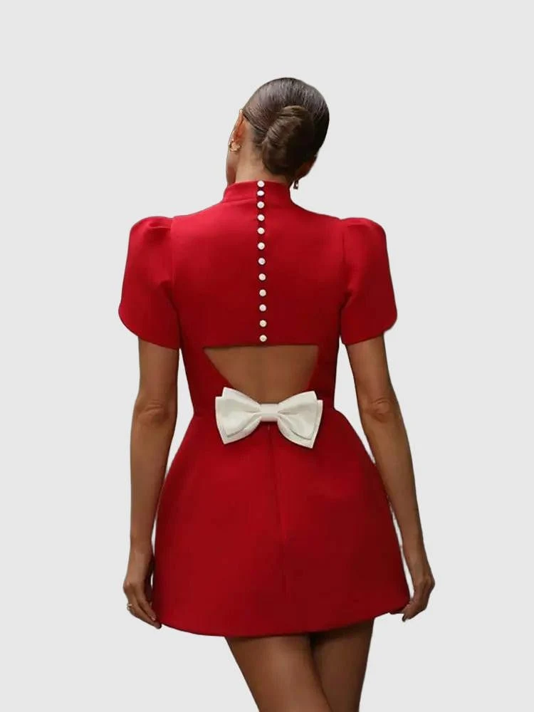 Robe Mini Rouge pour Femme