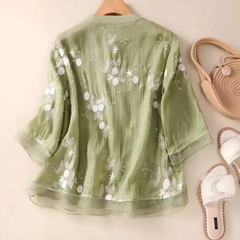 Blouse florale élégante pour Femmes