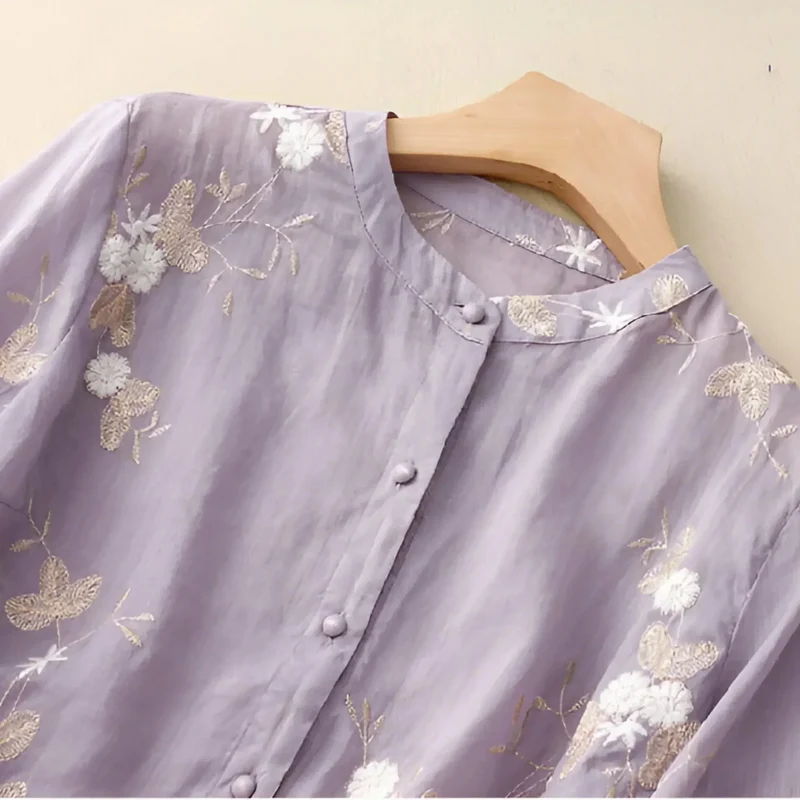 Blouse florale élégante pour Femmes