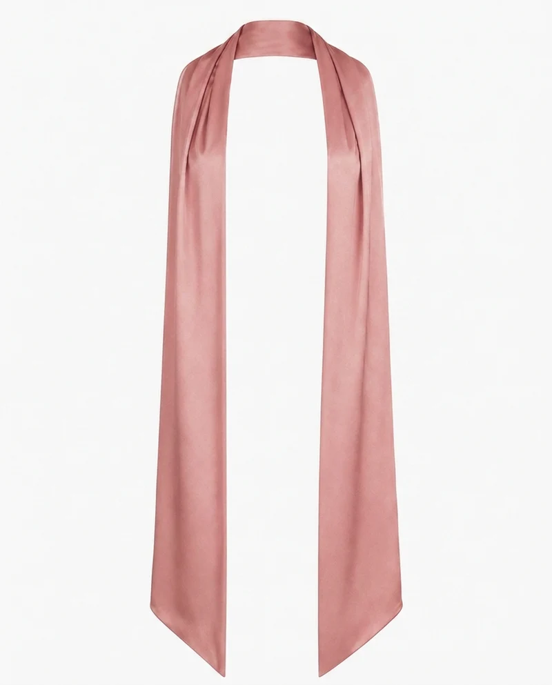 Écharpe en Satin Stretch – Finition Double Épaisseur Accessoire pour Toutes Occasions