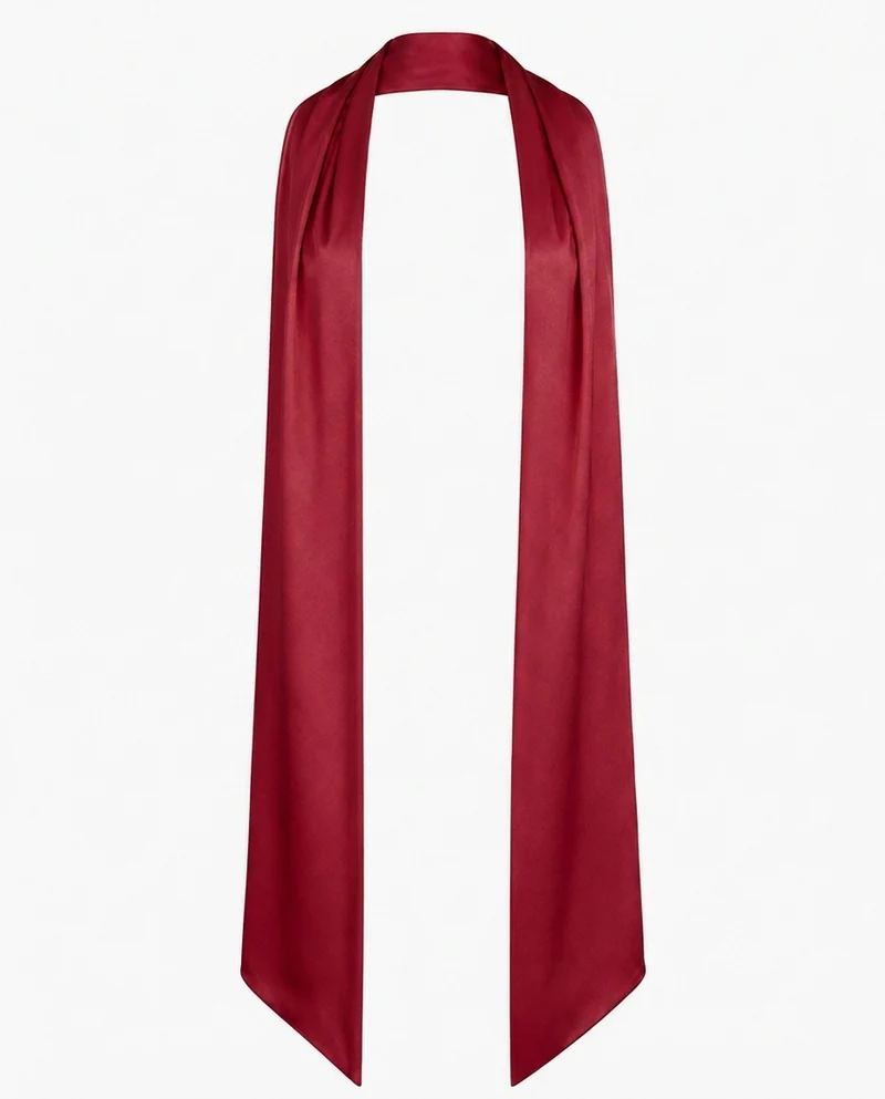 Écharpe en Satin Stretch – Finition Double Épaisseur Accessoire pour Toutes Occasions