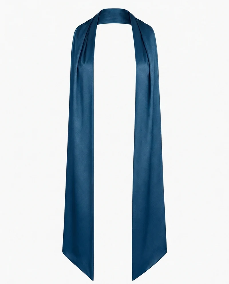 Écharpe en Satin Stretch – Finition Double Épaisseur Accessoire pour Toutes Occasions