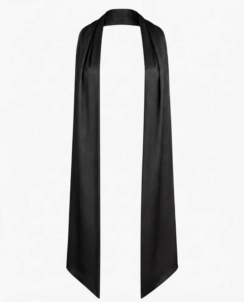 Écharpe en Satin Stretch – Finition Double Épaisseur Accessoire pour Toutes Occasions