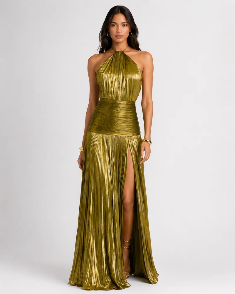 Robe Maxi à Épaules Dégagées – Coupe fluide, décolleté épaules dénudées, pour soirées et sorties