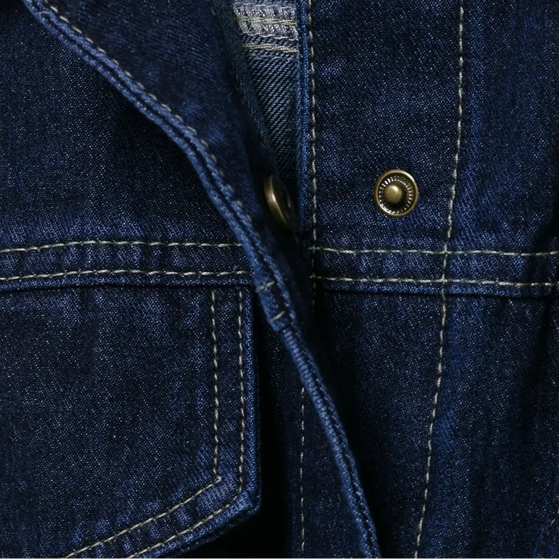 Veste Utilitaire en Denim avec Ceinture à Nouer – Coupe structurée, taille ceinturée, pour le quotidien