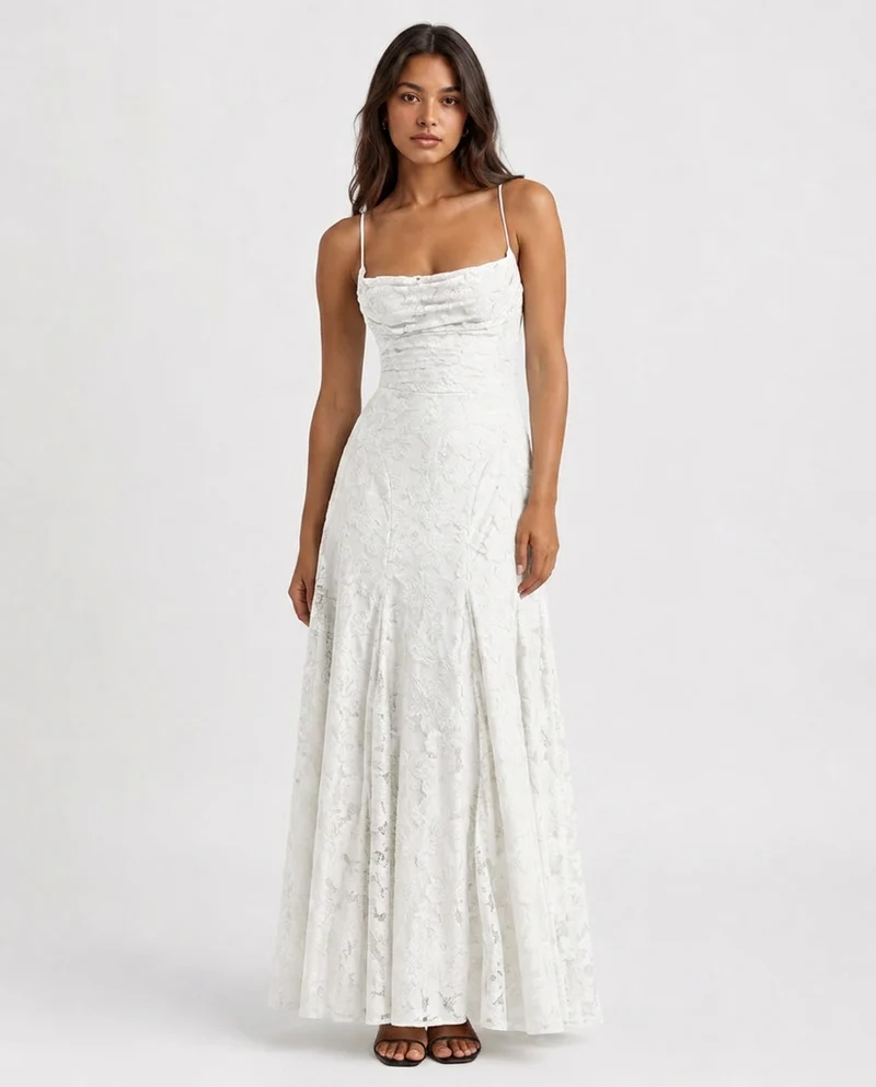 Robe Maxi Sans Manches à Imprimé Fleuri – Coupe fluide, imprimé floral, pour vacances