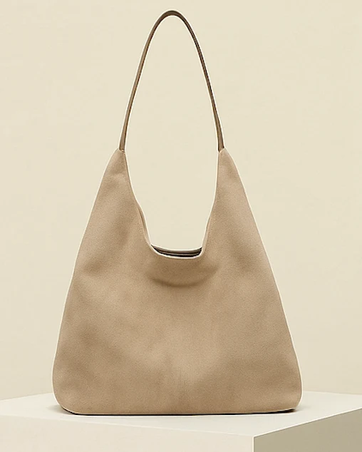 Sac Tote Effet Suédé - Design Minimaliste Fonctionnel, Style Raffiné Quotidien