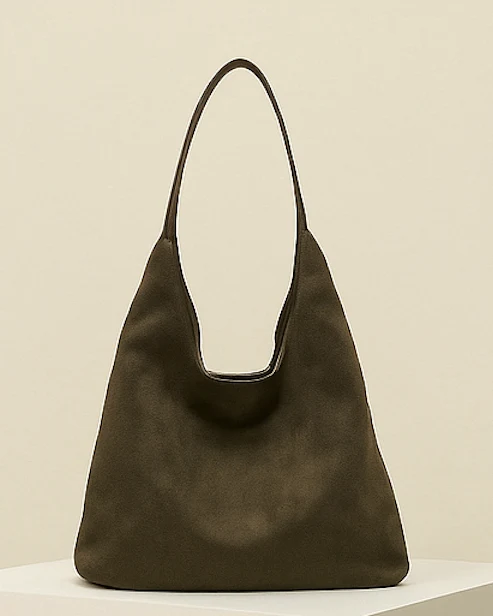 Sac Tote Effet Suédé - Design Minimaliste Fonctionnel, Style Raffiné Quotidien