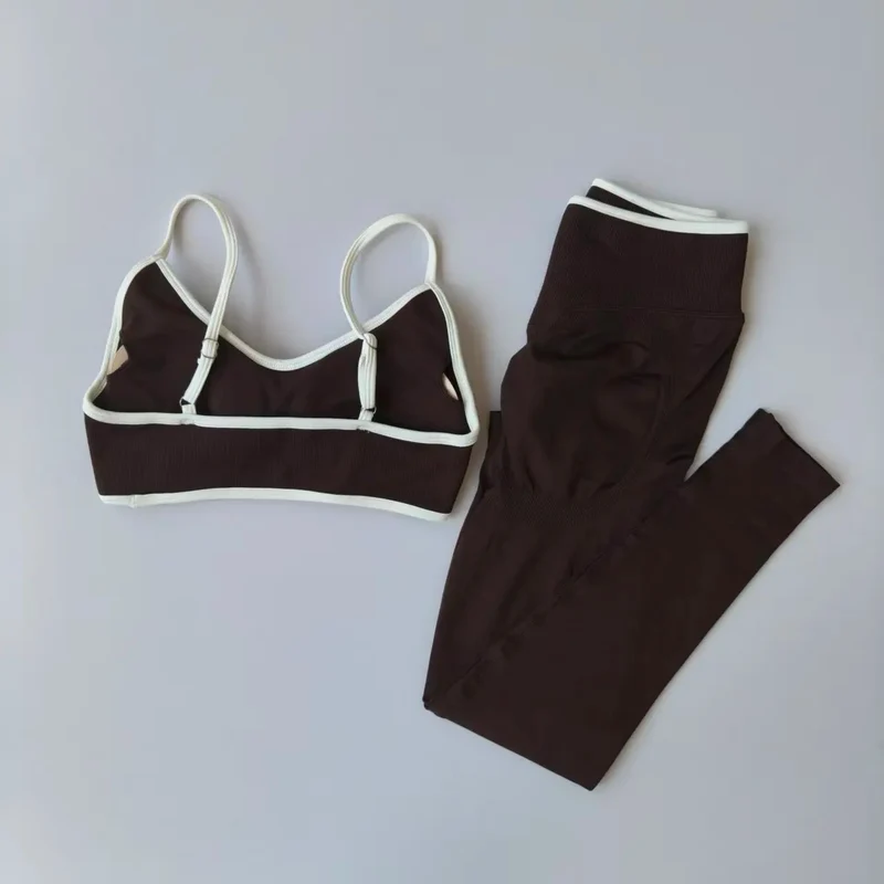 Ensemble Sport Sans Couture - Legging Taille Haute Sculptant