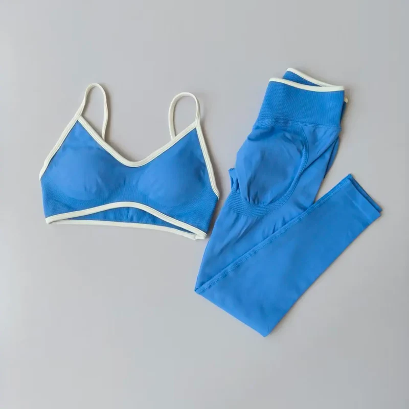 Ensemble Sport Sans Couture - Legging Taille Haute Sculptant