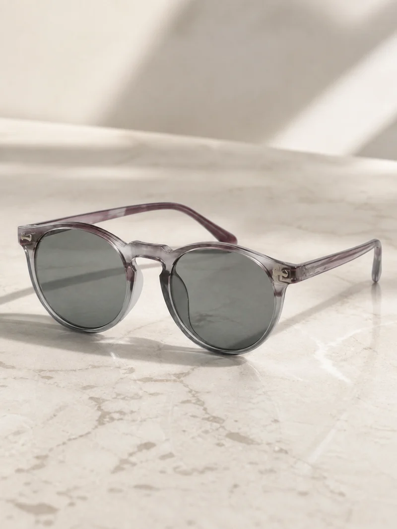 Lunettes Rondes UV400 - Légères Élégantes Protection Solaire