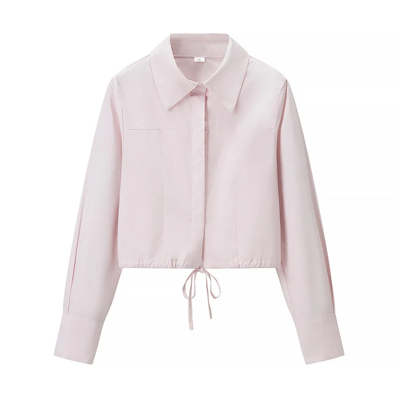Ensemble Jupe Plissée & Blouse Ajustable - Élégant Look Moderne