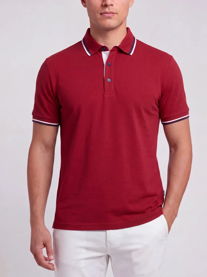 T-shirt polo boutonné - Élégant style casual chic quotidien