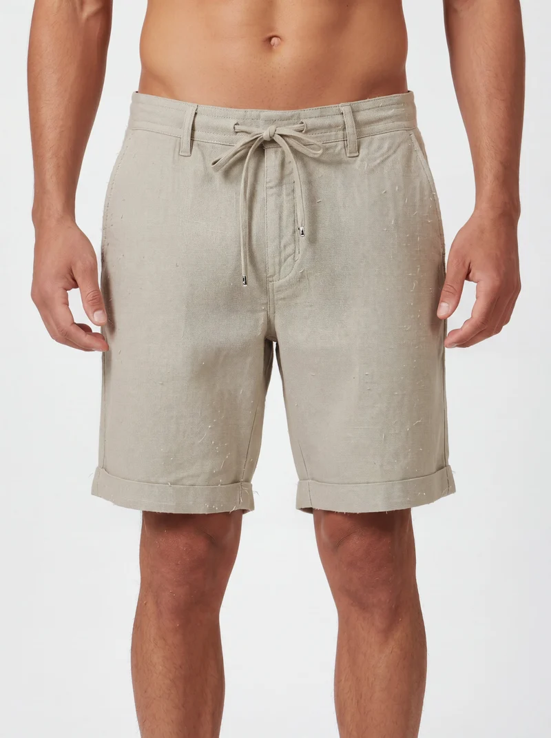 Short taille élastique à cordon - Confort décontracté pour un usage quotidien