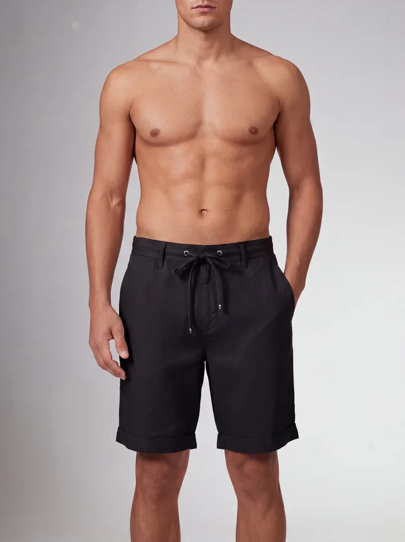 Short taille élastique à cordon - Confort décontracté pour un usage quotidien