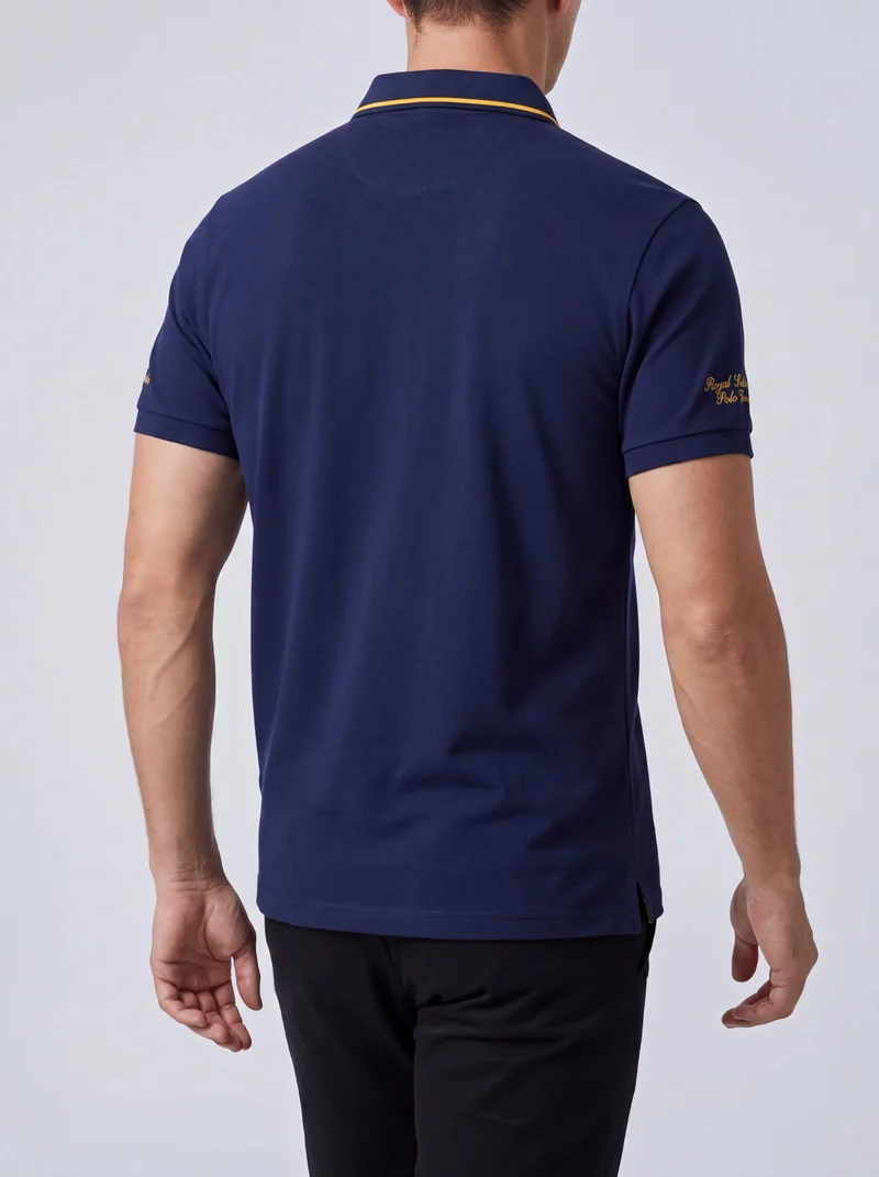 Polo ajusté col classique - Élégant look minimaliste chic