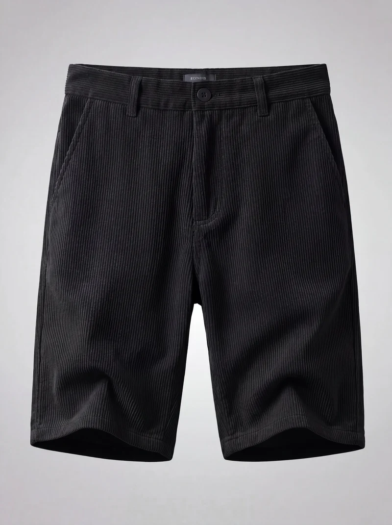 Short en velours taille élastique - Confort élégant au style casual premium