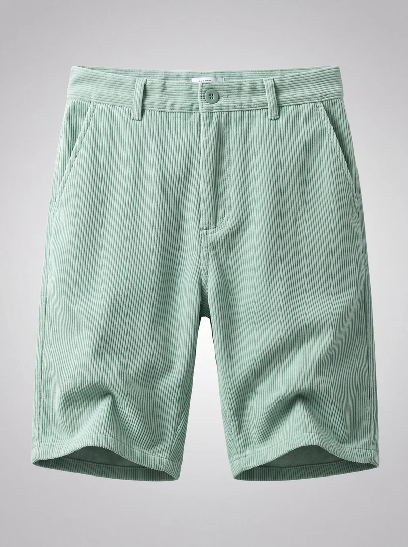 Short en velours taille élastique - Confort élégant au style casual premium