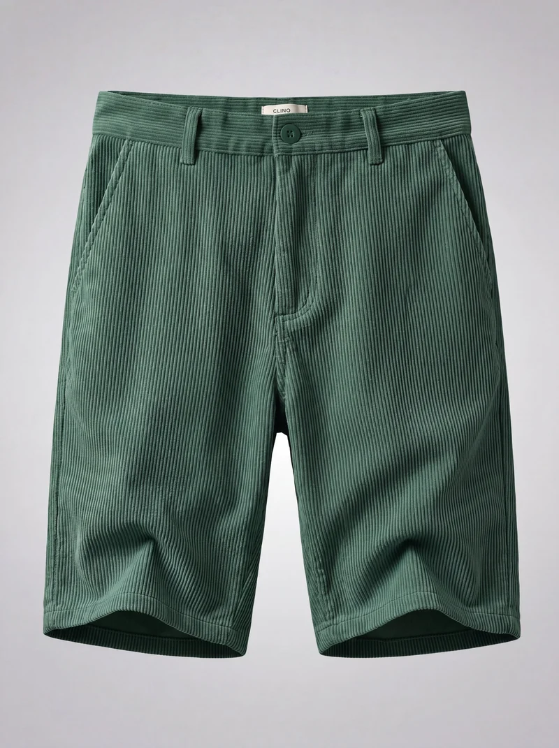 Short en velours taille élastique - Confort élégant au style casual premium