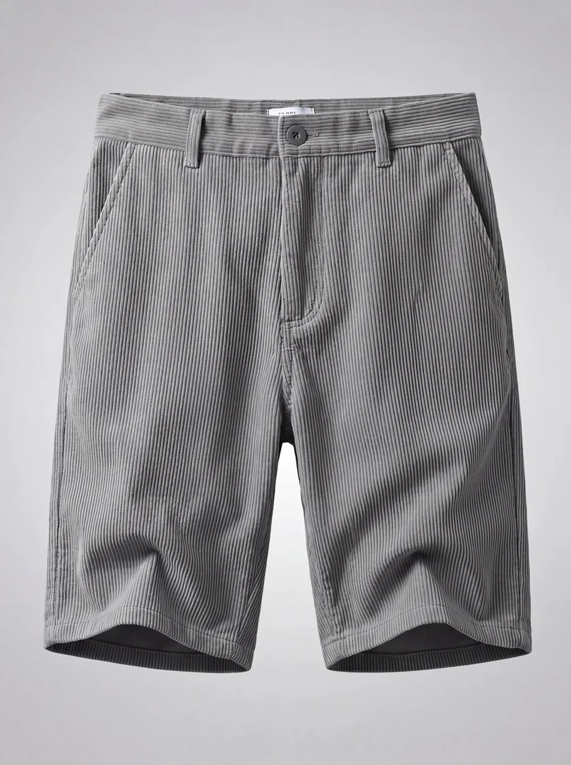 Short en velours taille élastique - Confort élégant au style casual premium