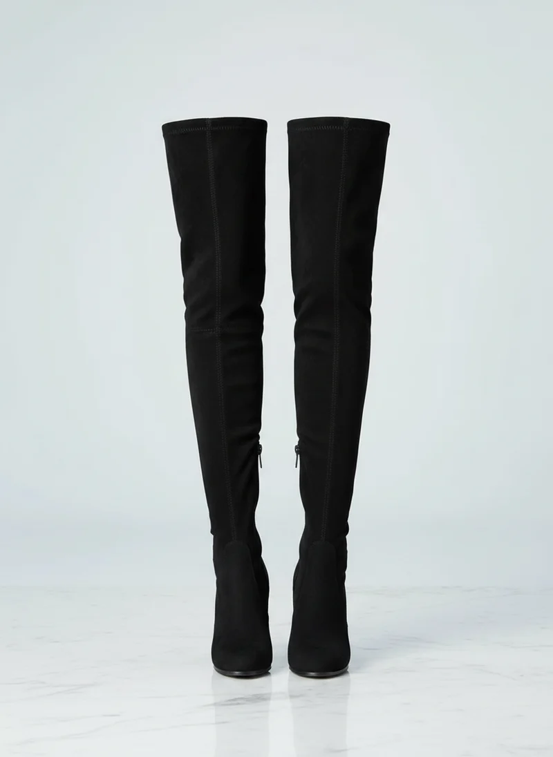 Bottes overknee talon bloc