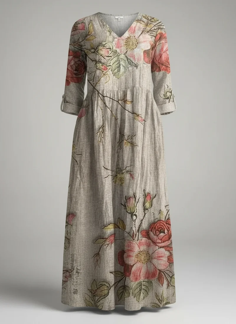 Robe été décolleté V