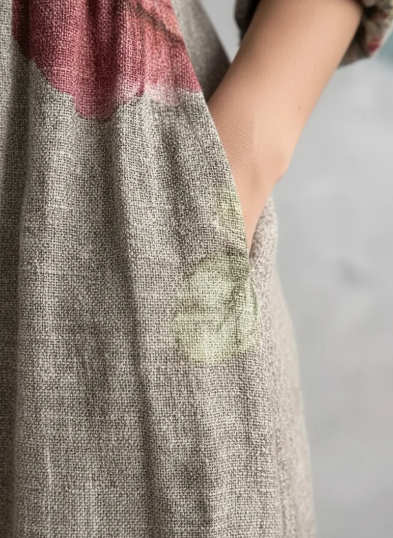 Robe été décolleté V