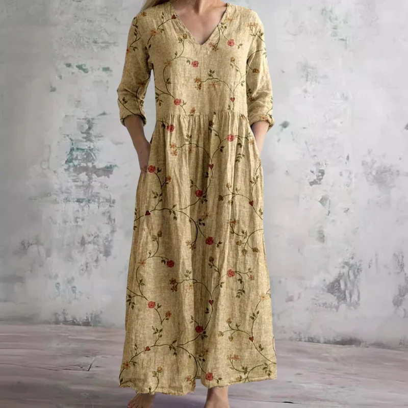 Robe été décolleté V