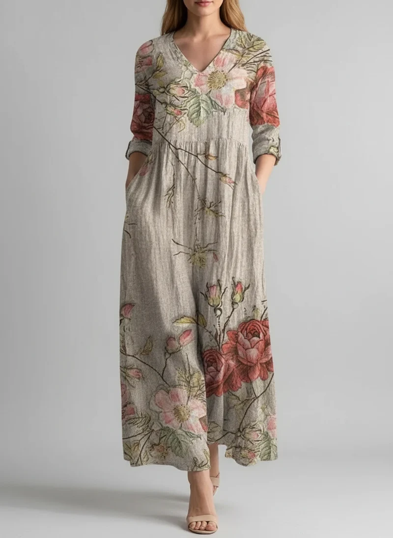Robe été décolleté V