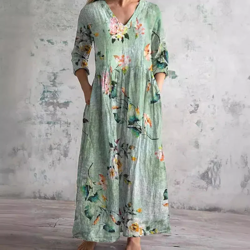Robe été décolleté V