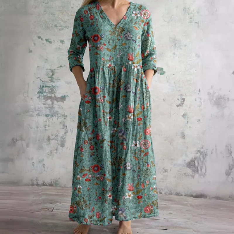 Robe été décolleté V