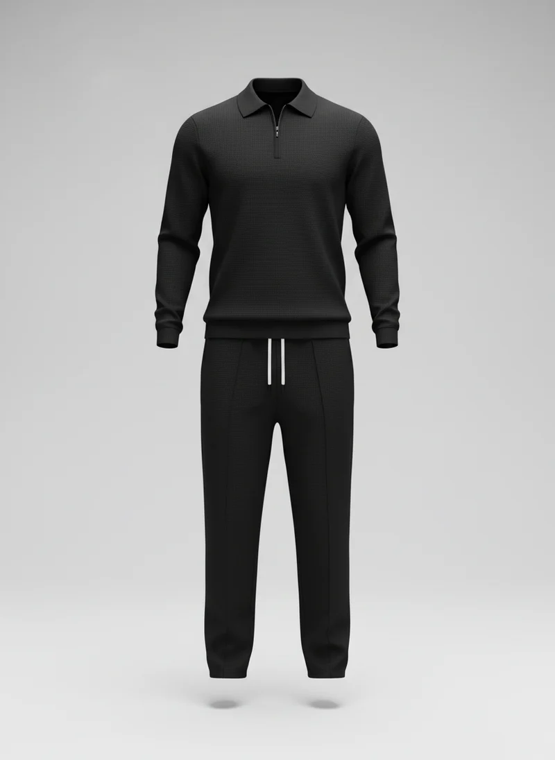 Ensemble zippé coupe ajustée