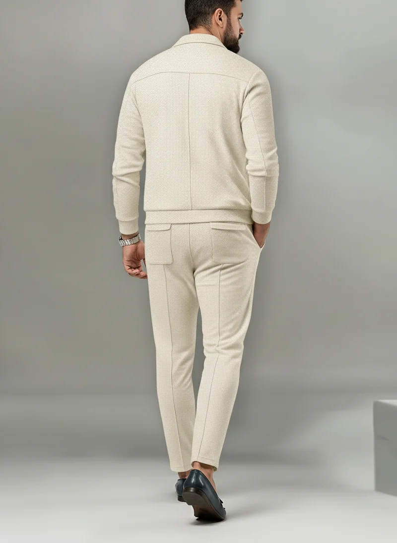 Ensemble zippé coupe droite