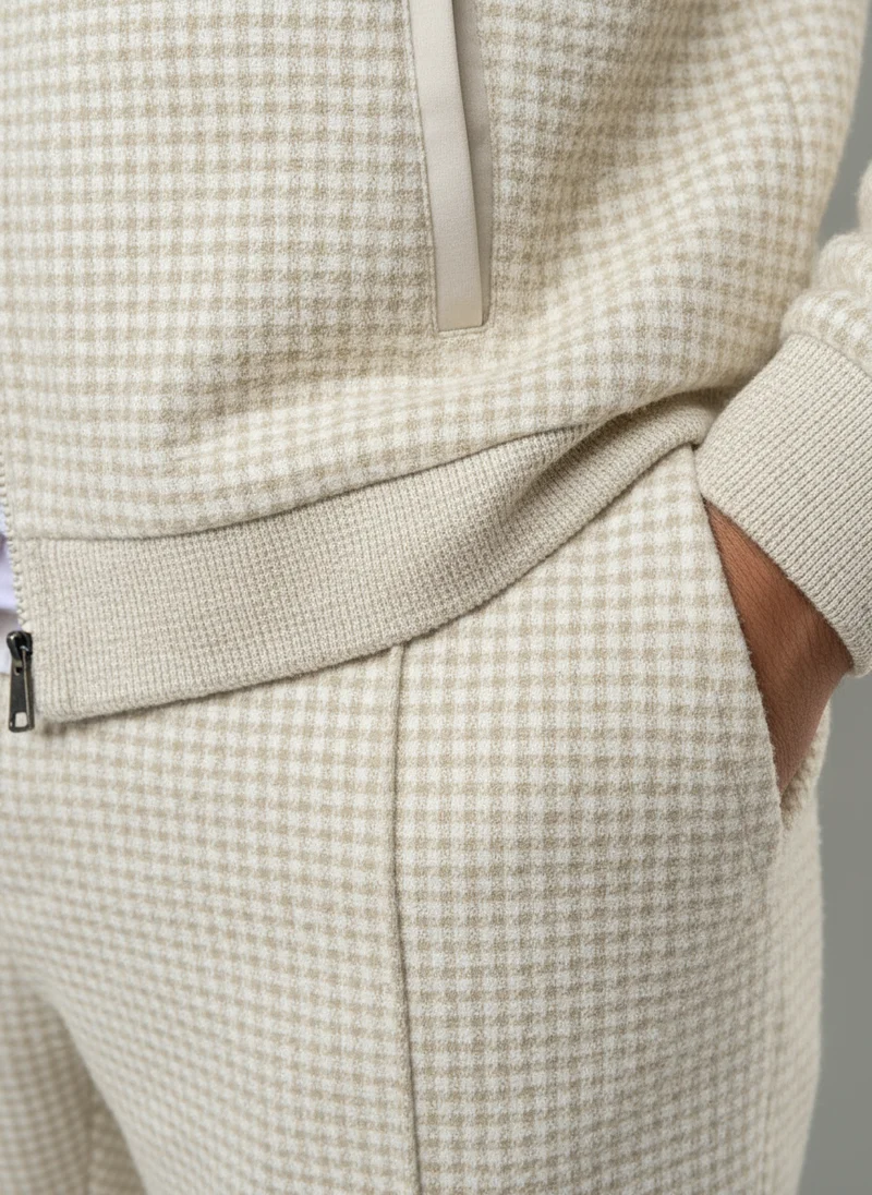 Ensemble zippé coupe droite