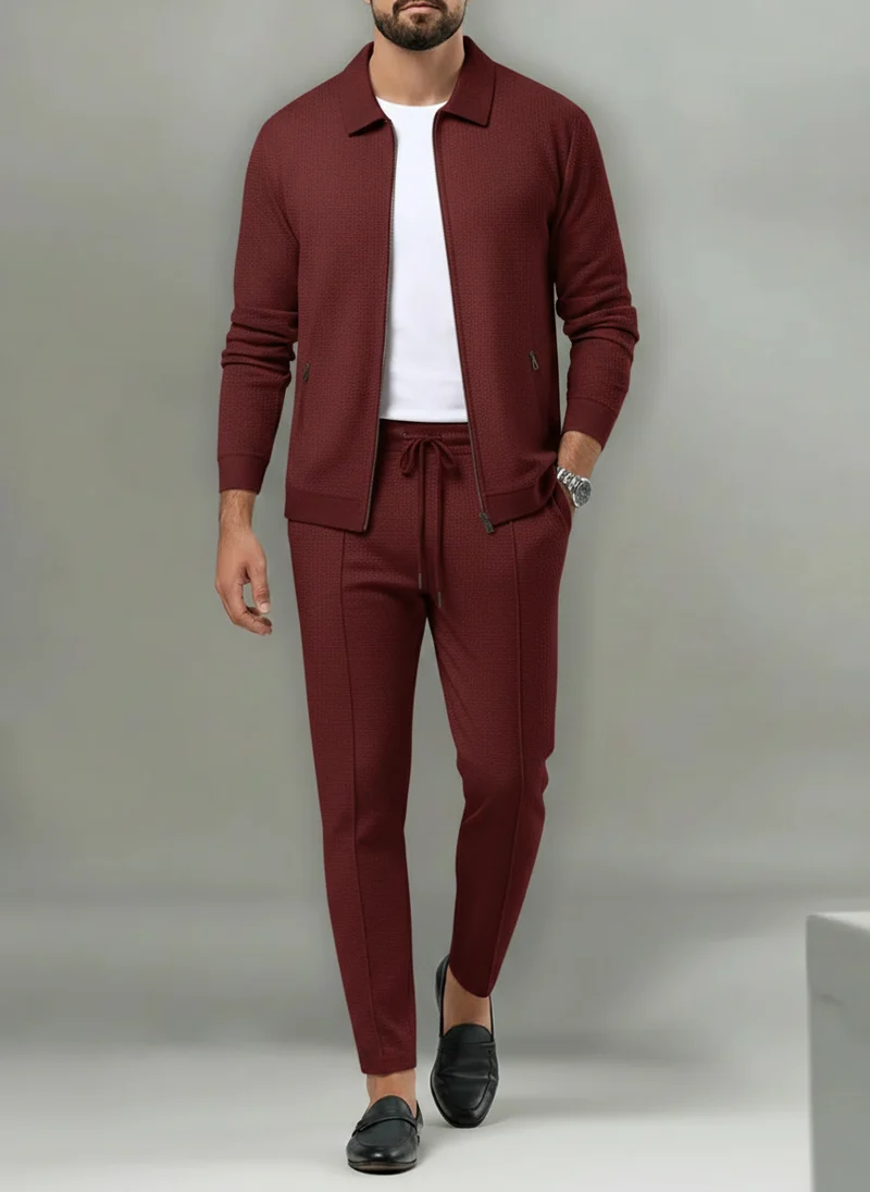 Ensemble zippé coupe droite