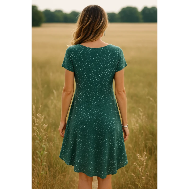 Robe d’été élégante pour femme, légère et fluide