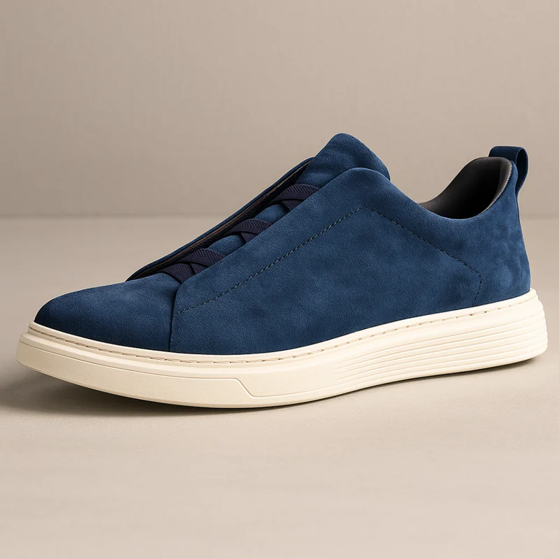 Baskets Casual en Suède Style Urbain