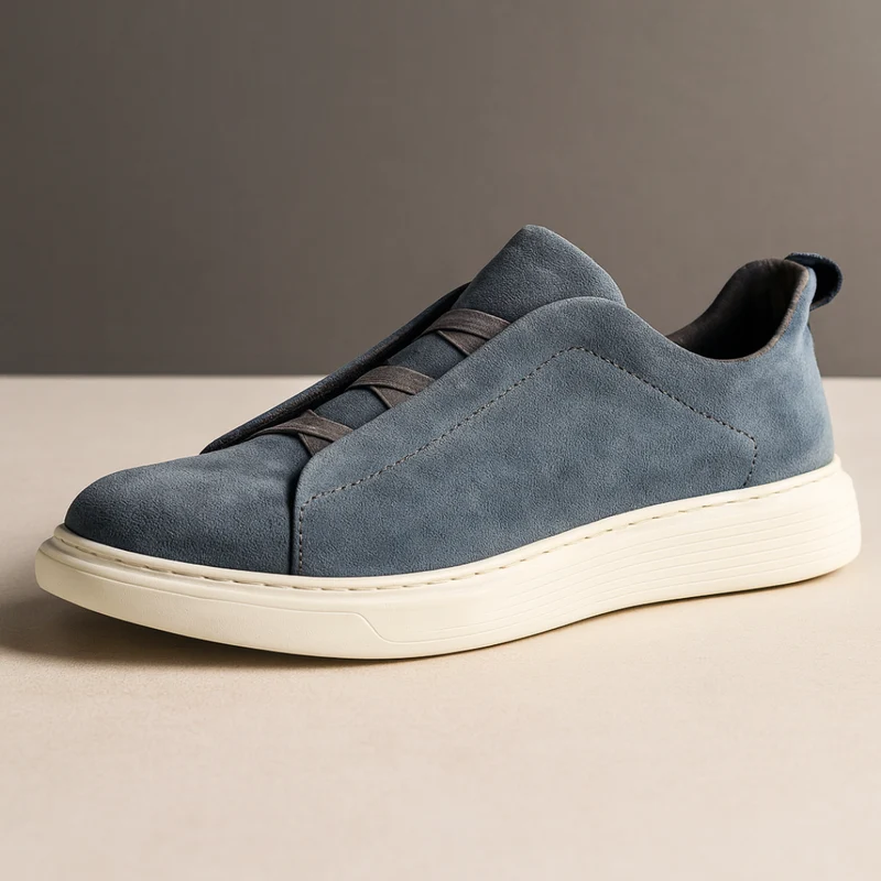 Baskets Casual en Suède Style Urbain