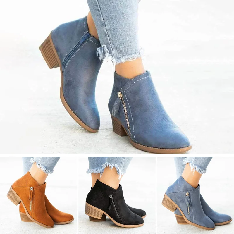 Bottes en cuir de soutien pour femme
