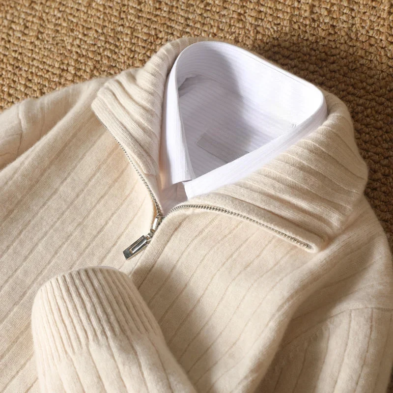 Pull Homme en Cachemire Doux et Élégant