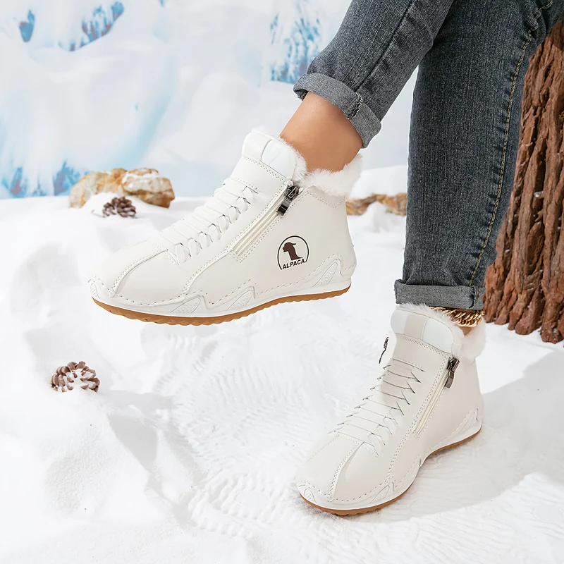 Bottines d’Hiver Confortables à Soutien Ergonomique