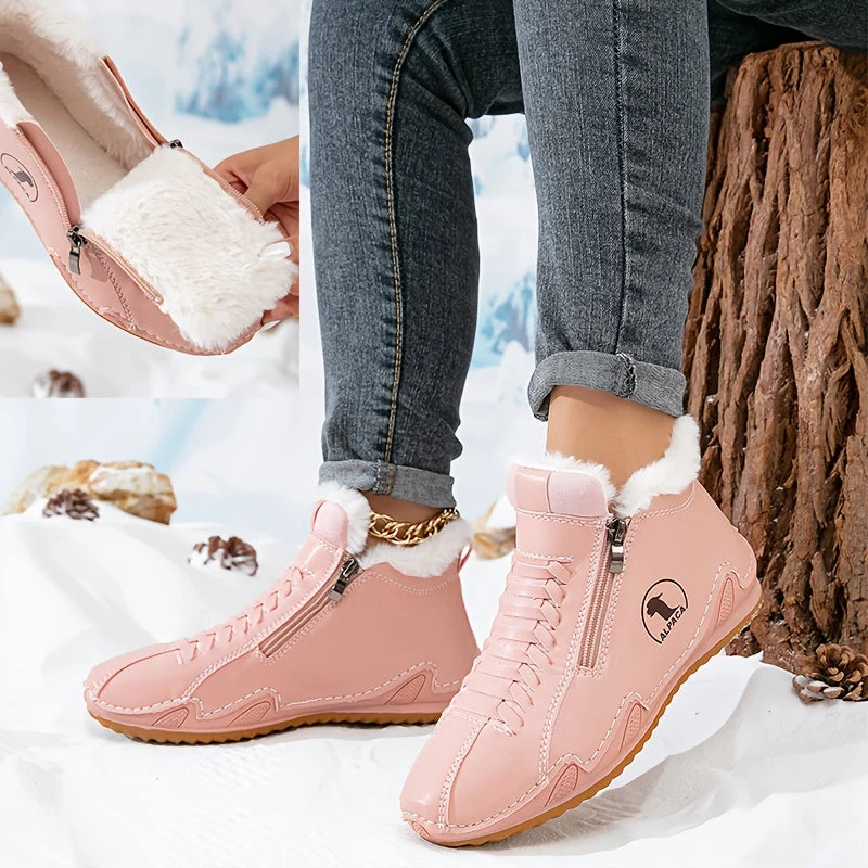 Bottines d’Hiver Confortables à Soutien Ergonomique