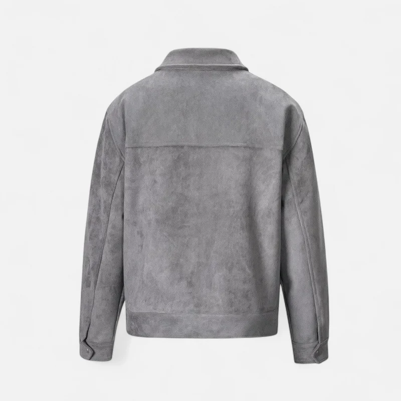 Veste Ample en Suède Premium pour Homme