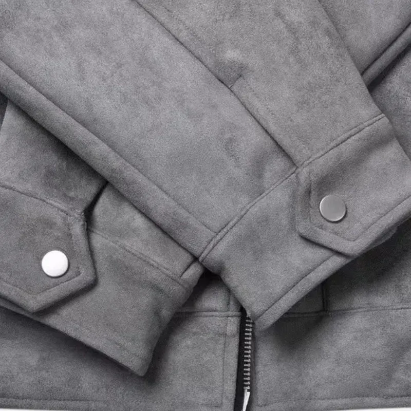 Veste Ample en Suède Premium pour Homme