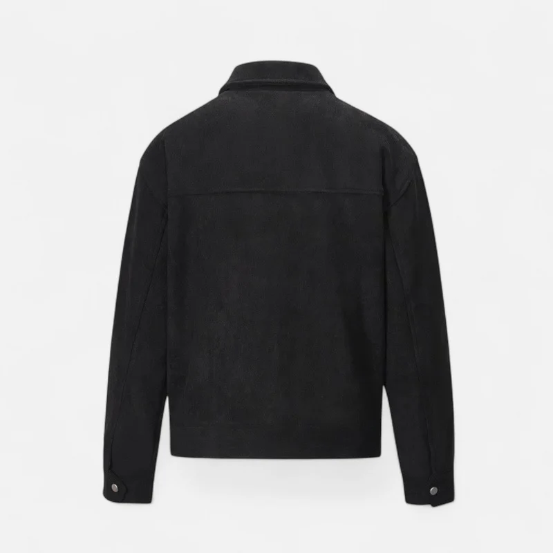 Veste Ample en Suède Premium pour Homme