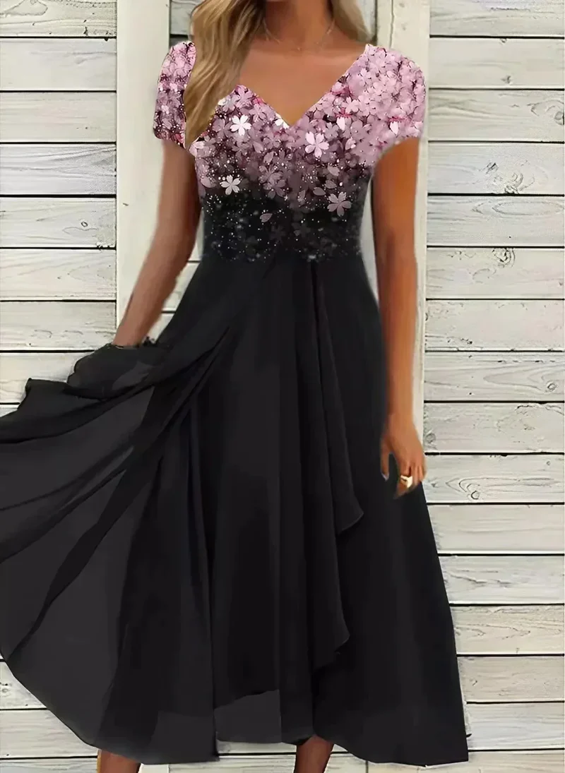 Robe de soirée maxi à paillettes pour femme, idéale pour mariages et cérémonies