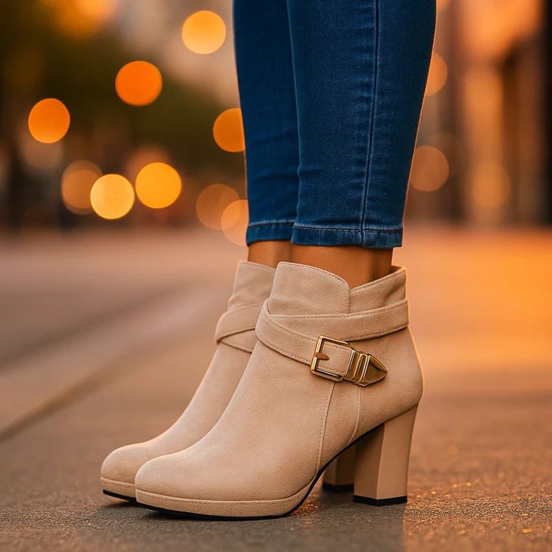Bottes en Suède Wrap Élégantes