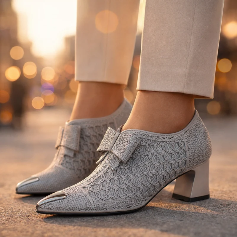 Talons Vivienne avec Nœud